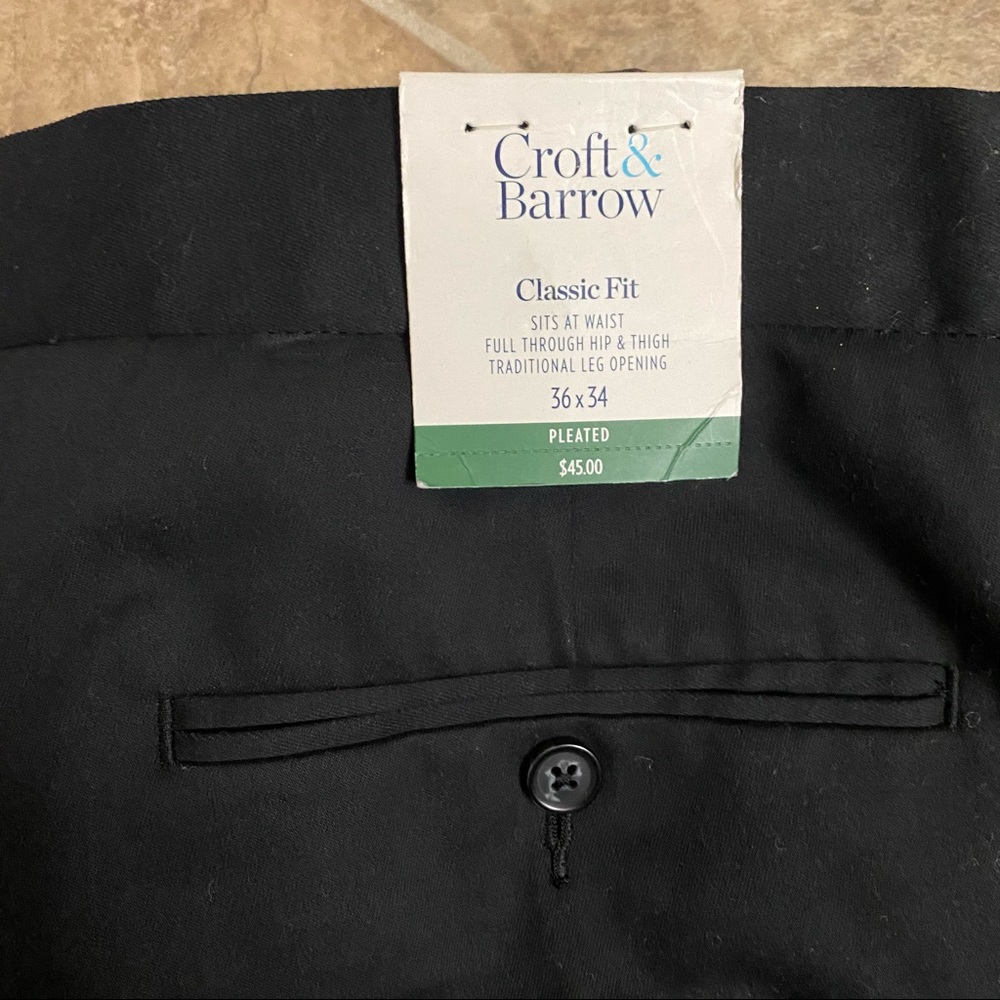 Croft And Barrow Men’s Dress Pants 36x34